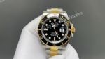 K Factory Rolex Submariner 41mm 3235 Movemenet Black Face TT YG Band Watch